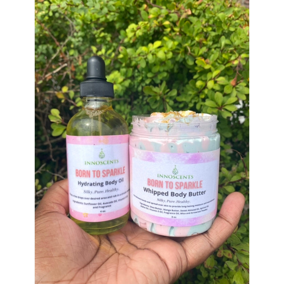 Born to Sparkle Duo (Body Butter and Body Oil)